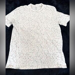 Topo Designs Cream T-Shirt with Multicolor Speckles
